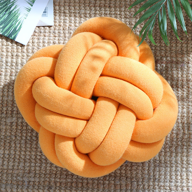 Sofa Pillow Office Nap Craft Pillow Knot Throw Pillow - Plushy Mart