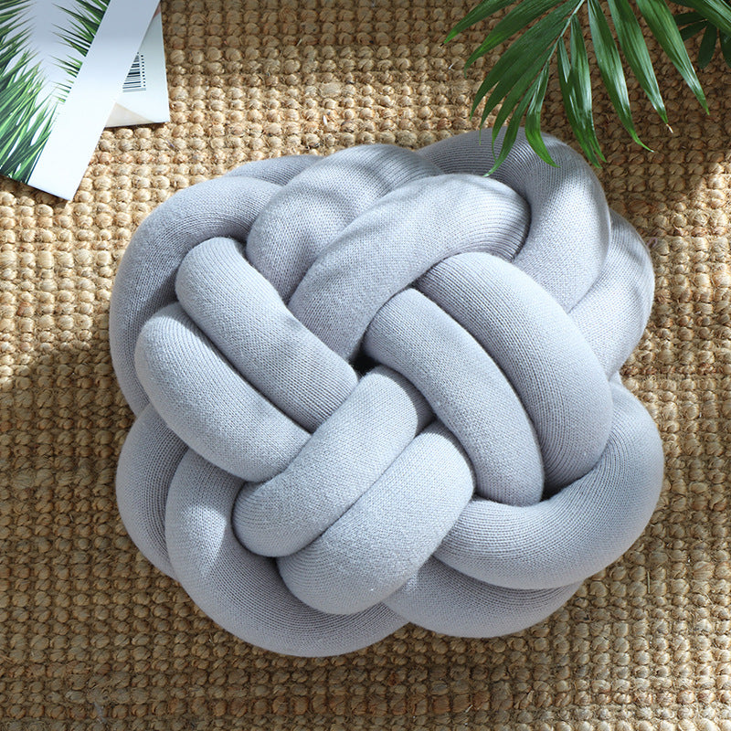 Sofa Pillow Office Nap Craft Pillow Knot Throw Pillow - Plushy Mart