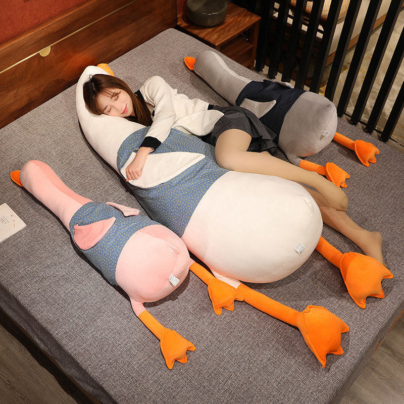 Simulation Of Oversized White Goose Lying Down Pillow - Plushy Mart