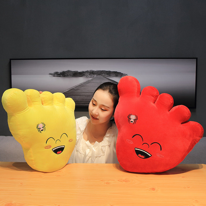 Creative Big Feet Nap Pillow Plush Toys Contented Chang Le - Plushy Mart