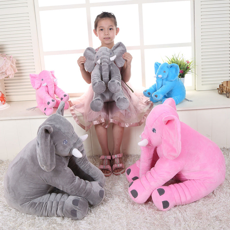 Elephant Plush Toys Comforting Pillow Sleeping Children's Doll - Plushy Mart