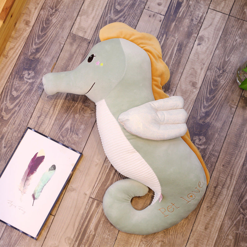 Seahorse doll pillow Plush toys - Plushy Mart