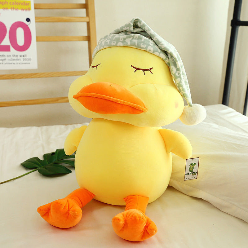 Fashion Personality Rhubarb Duck Doll Pillow - Plushy Mart