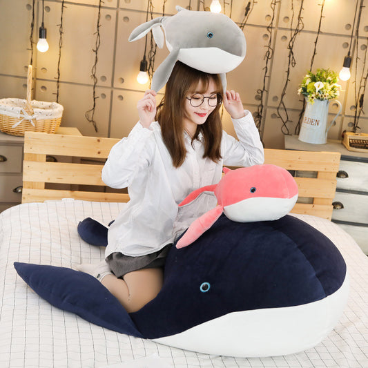 Big whale pillow - Plushy Mart