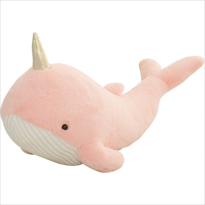 Narwhal pillow is soft and cute - Plushy Mart