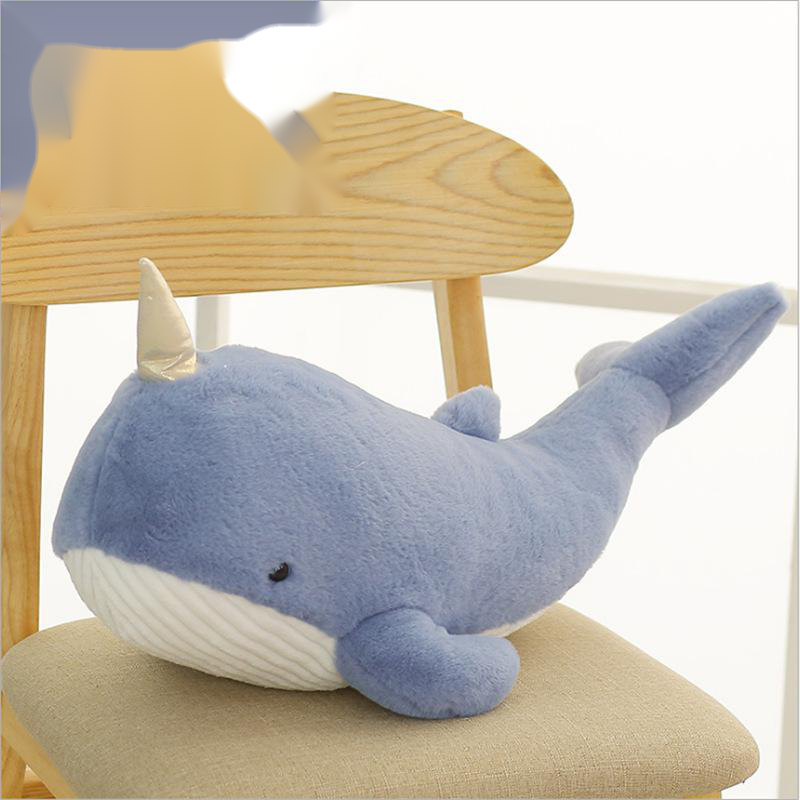 Narwhal pillow is soft and cute - Plushy Mart