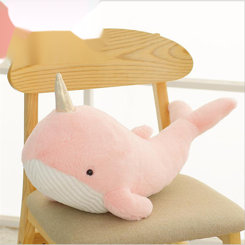 Narwhal pillow is soft and cute - Plushy Mart