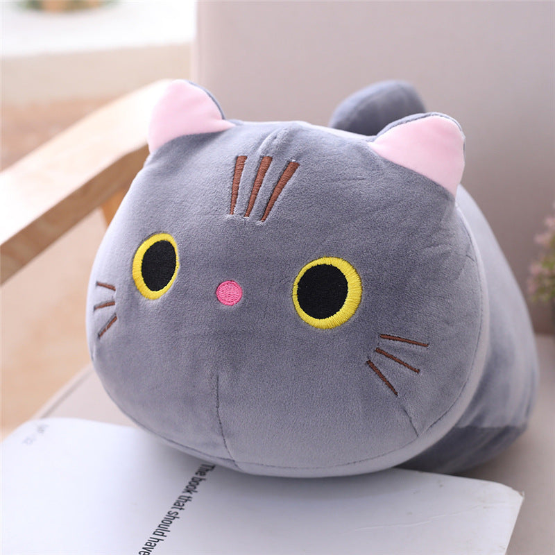 Large Size Cartoon Cat Plush Toys Stuffed Cloth Doll Long Animal Pillow Cushion - Plushy Mart