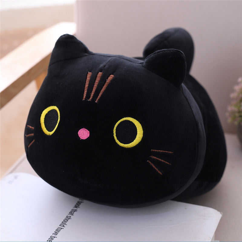 Large Size Cartoon Cat Plush Toys Stuffed Cloth Doll Long Animal Pillow Cushion - Plushy Mart