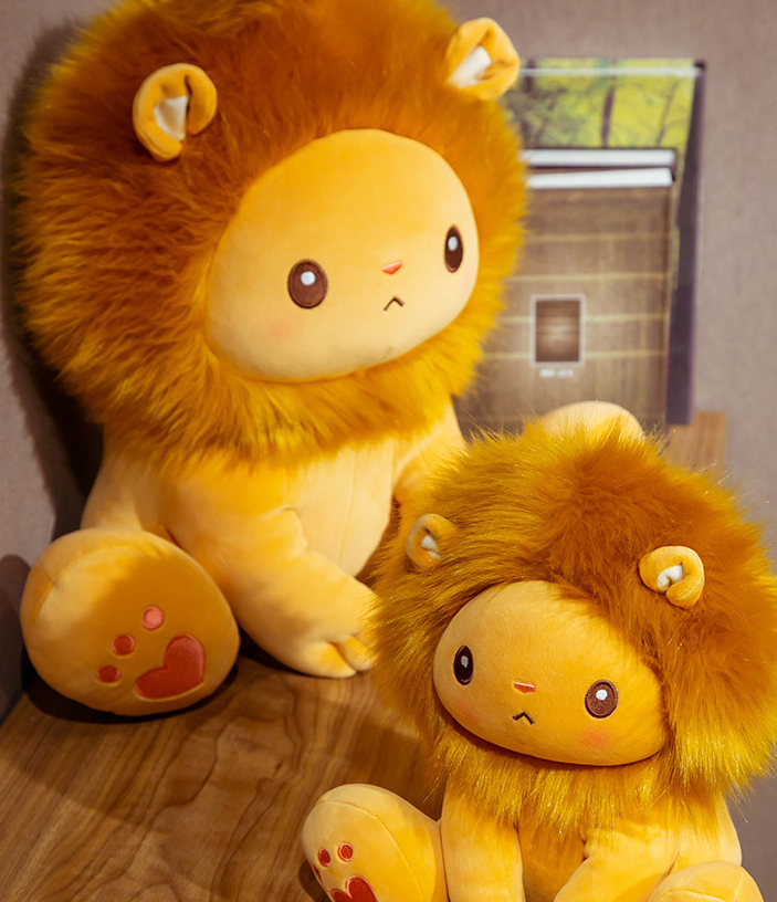 Lion Plush Toy Accompany Sleeping Ragdoll Pillow - Plushy Mart