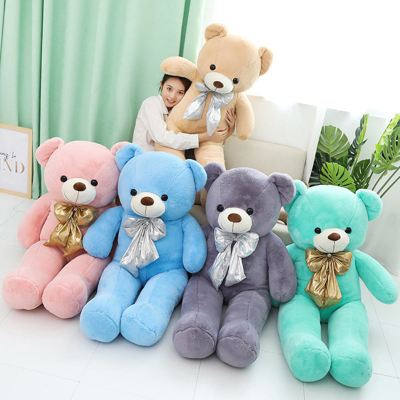 80-100cmx  Cotton Stuffed Plush Animals Toys  Macaron color Teddy Bear Plush Toys Pillow Soft Animal Doll - Plushy Mart