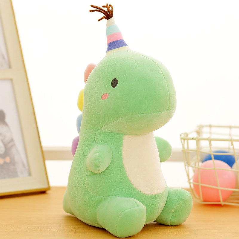 Dinosaur Plush Toys Cartoon Dinosaur Stuffed Animal Dolls Soft Down Cotton Dino Pillow - Plushy Mart