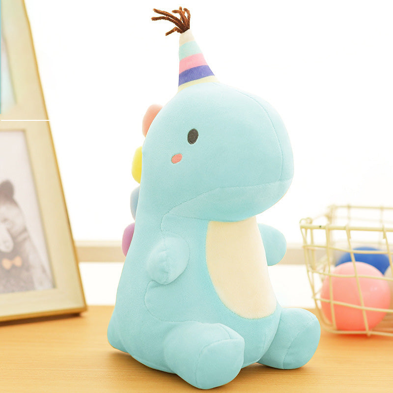 Dinosaur Plush Toys Cartoon Dinosaur Stuffed Animal Dolls Soft Down Cotton Dino Pillow - Plushy Mart