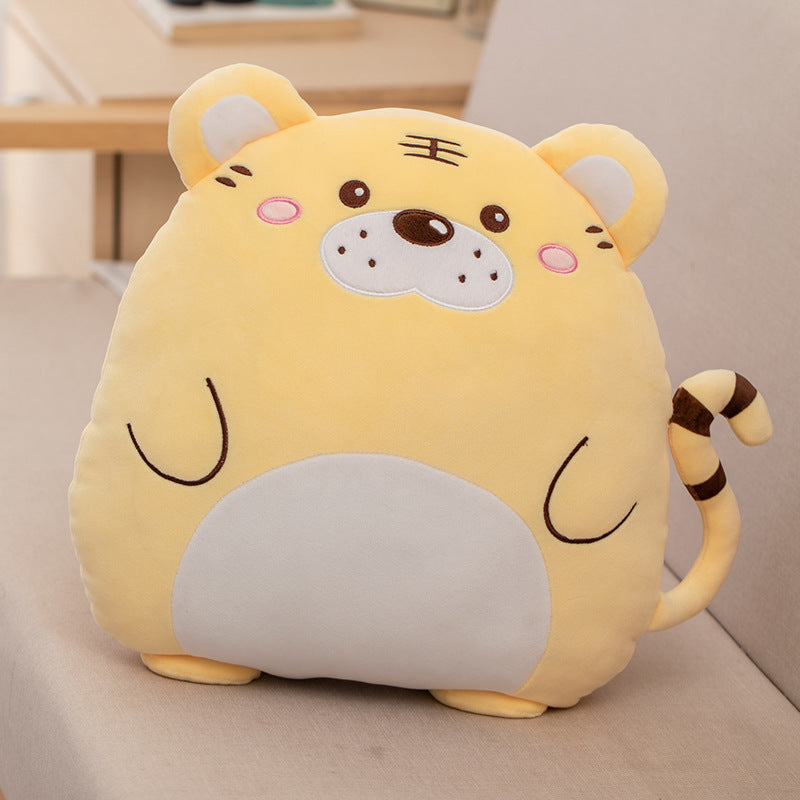 Cartoon Dinosaur Lion  Plush Pillow Blanket Dual-use Cute Girl Sleeping Pillow Cushion - Plushy Mart