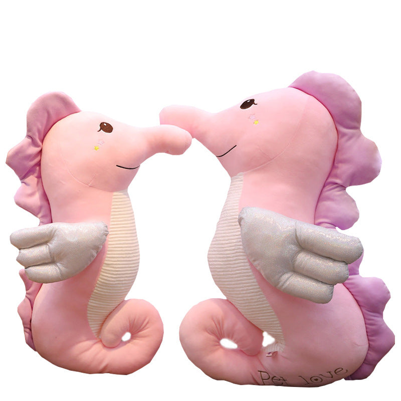 Seahorse doll pillow Plush toys - Plushy Mart
