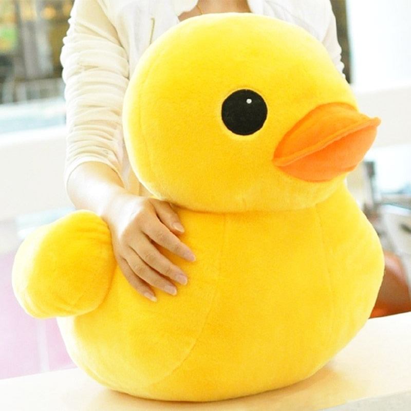 Small yellow duck plush toy - Plushy Mart