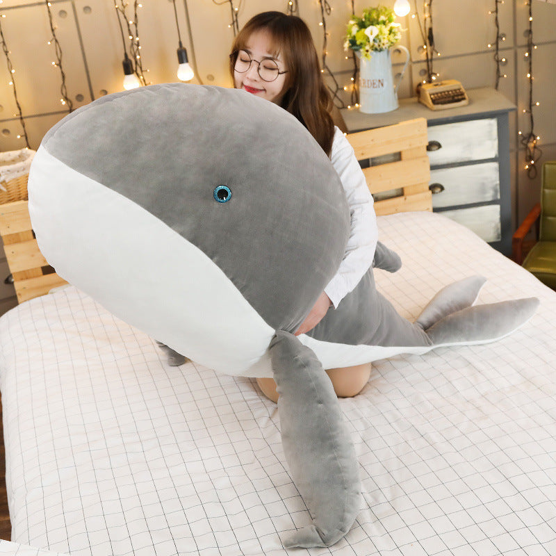 Big whale pillow - Plushy Mart