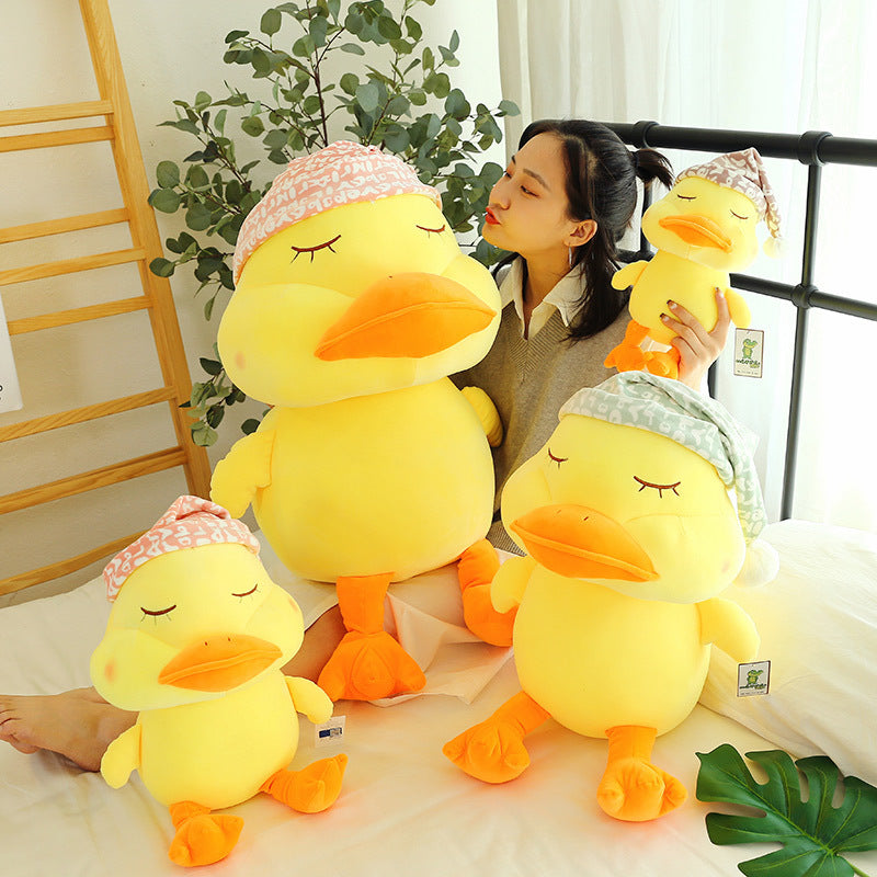 Fashion Personality Rhubarb Duck Doll Pillow - Plushy Mart