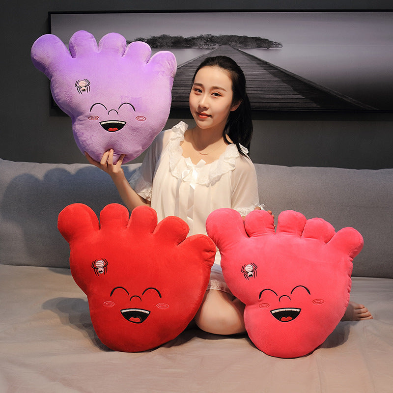 Creative Big Feet Nap Pillow Plush Toys Contented Chang Le - Plushy Mart