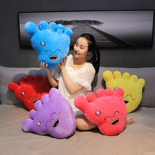 Creative Big Feet Nap Pillow Plush Toys Contented Chang Le - Plushy Mart