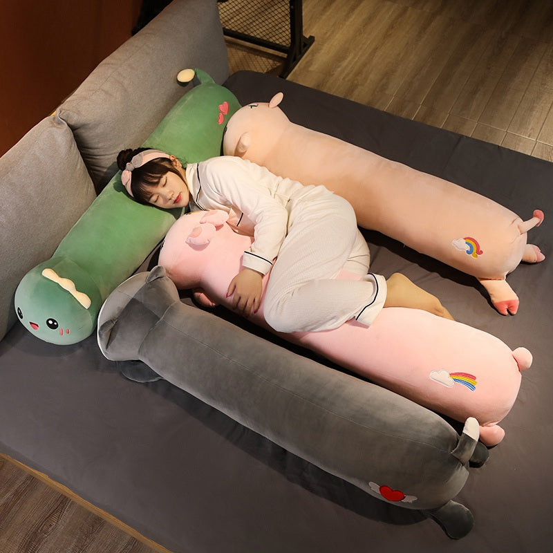 Plush Toys Lazy Man's Pillow On Bed - Plushy Mart