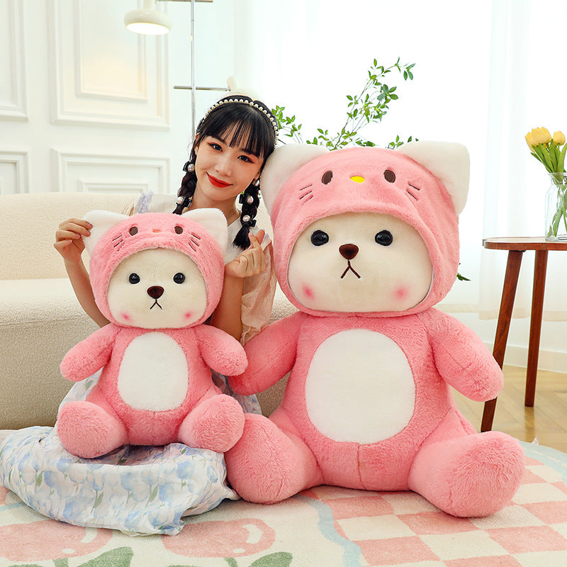 Transform Doll Plush Toys Bear Pillow - Plushy Mart