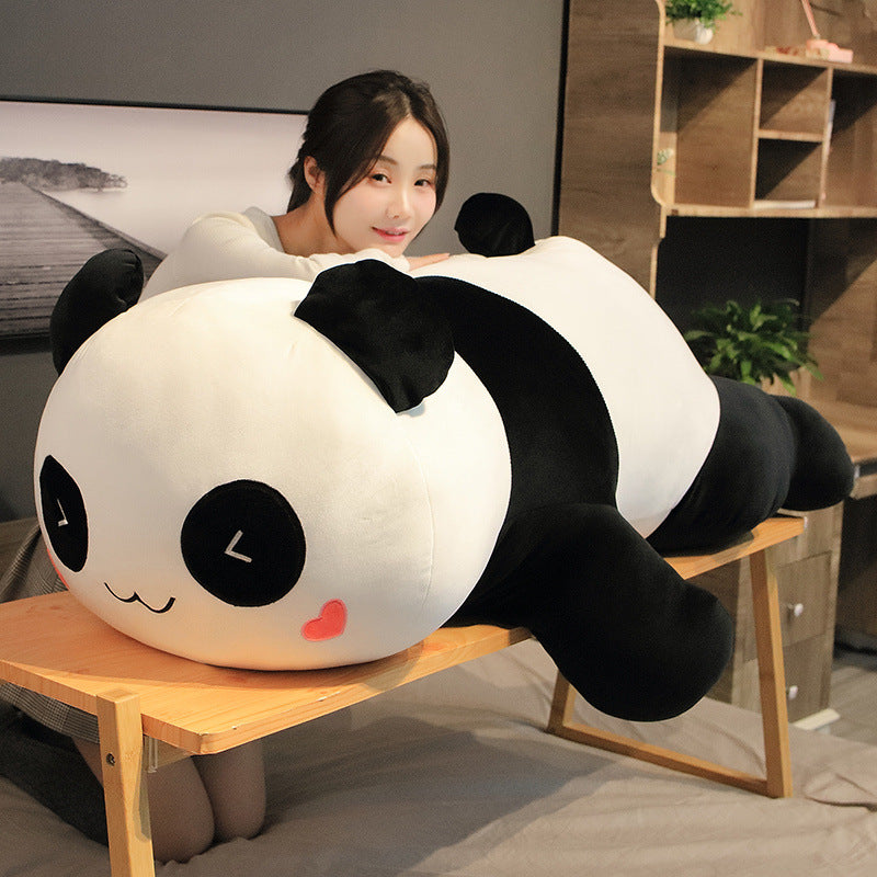Lying Panda Pillow, Large Sleeping Pillow - Plushy Mart