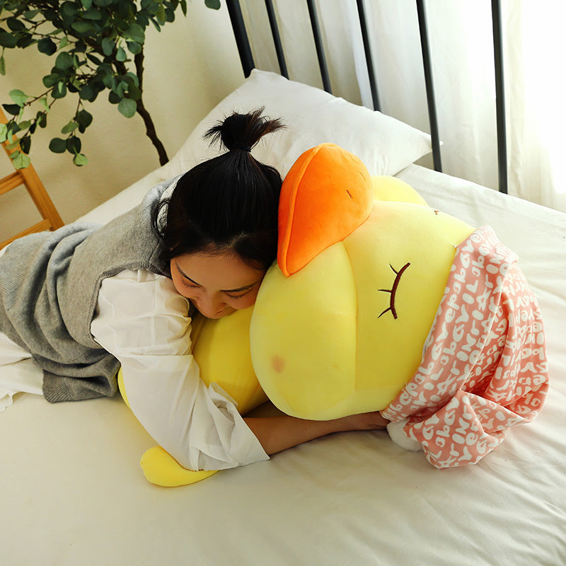 Fashion Personality Rhubarb Duck Doll Pillow - Plushy Mart