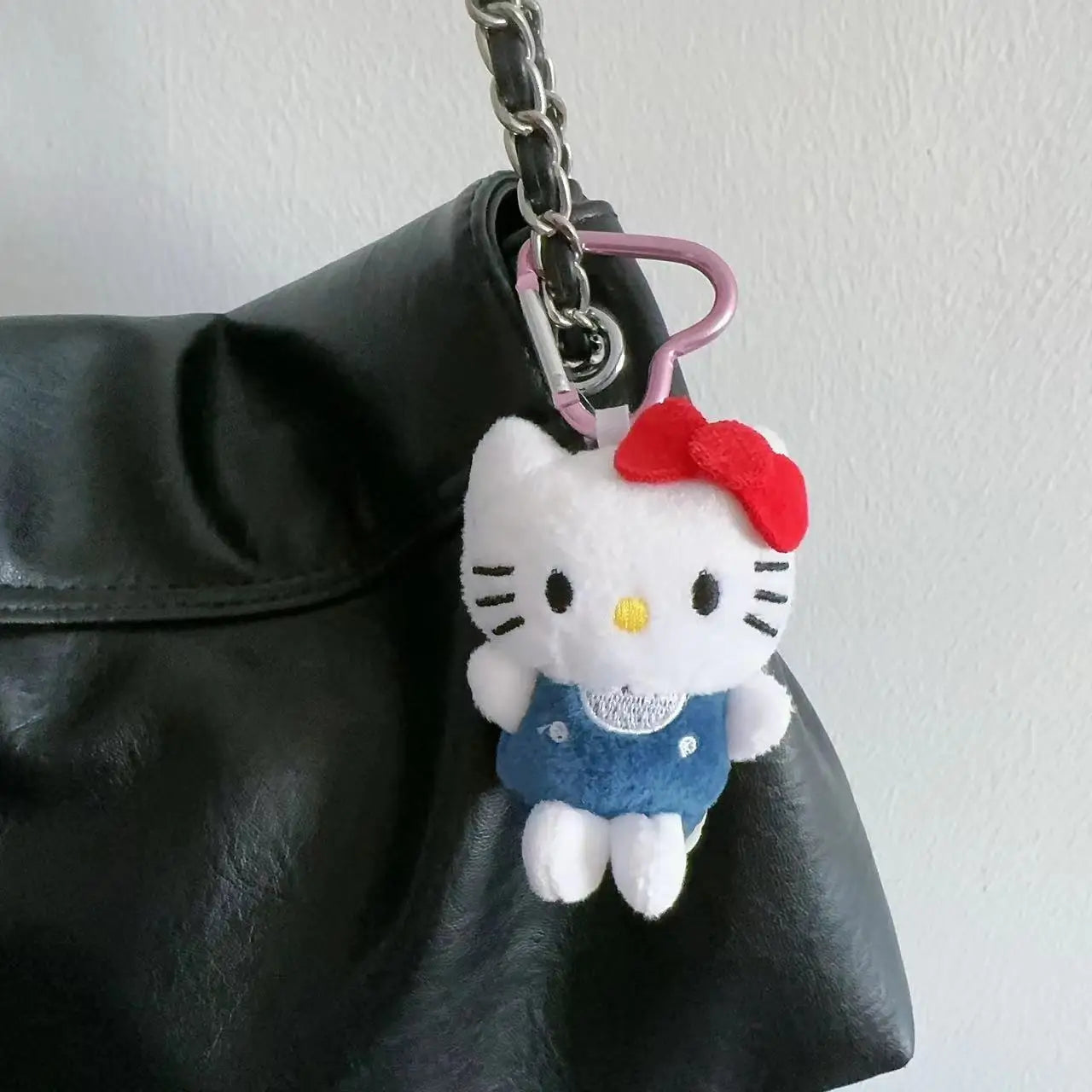 10cm Sanrio Plush Stuffed Soft Doll Keychain Cartoon Hello Kitty Plushies Bag Pendant Accessories Girls Gift Kids Toys