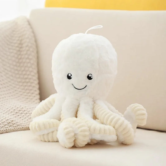 Octopus Stuffed Animal Cute Plushies Reversible Octopus Plushies Colorful and Multi Size for Room Decor Kids Gift