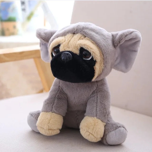 20CM Stuffed Simulation Dogs Plush Sharpei Pug Lovely Puppy Pet Toy Plush Animal Toy Children Kids Birthday Christmas Gifts