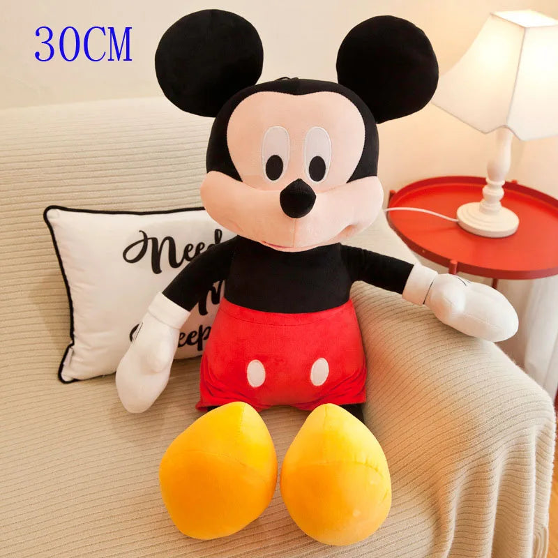 Disney Mickey Mouse Minnie Plush Dolls Stuffed Toys Birthday Christmas Gift for Kids Mickey Minnie Presents