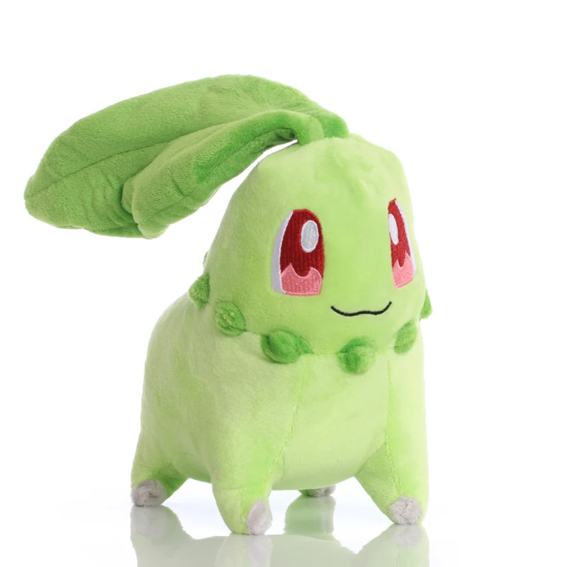 20cm Anime  Chikorita Dolls Stuffed Kawaii Plush Toys  Room Decoration Ornaments Gift for Children Toys