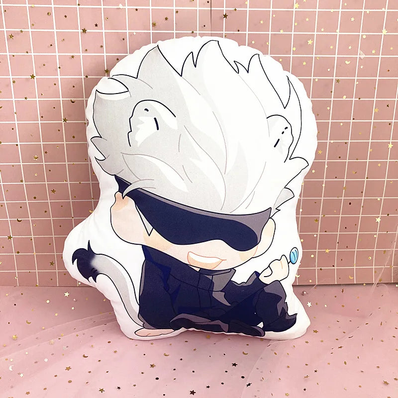 10/40cm Anime Jujutsu Kaisen Plush Pillow Doll Itadori Yuji Gojo Satoru Soft Stuffed Doll  Fushiguro Megumi Plush Doll Cushion