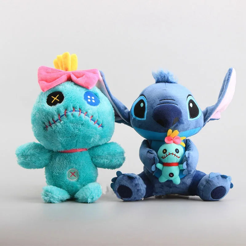 Kawaii  Stitch Plush Doll Toy Anime  Stitch Soft Stuffed Doll Cute Stich Scrump Plush Toy For Kid Christmas Gift