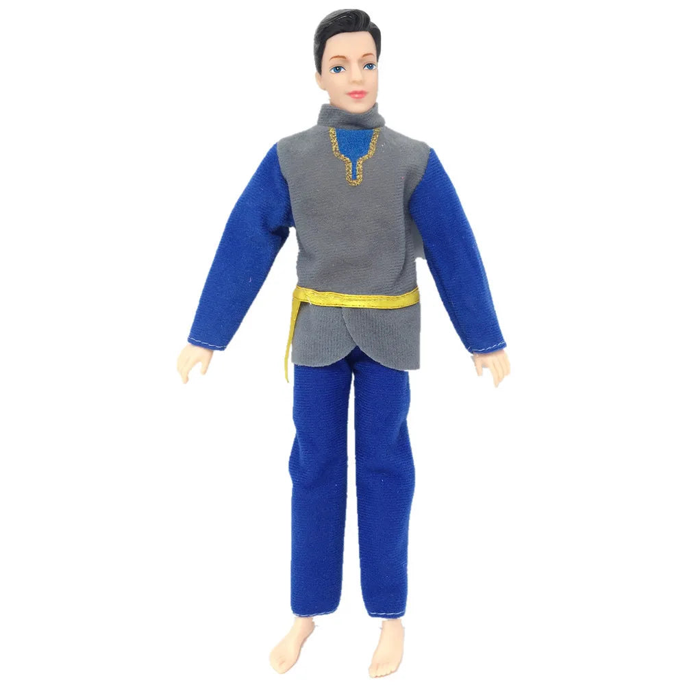 1 Set ken Doll Clothes Royal Dress Man Male Doll Boyfriend Ken Clothes  Doll Accessories Daily Wear Casual Suit For 30cm Doll