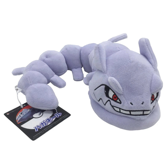 30cm TAKARA TOMY Pokemon Onix Steelix Kawaii Plush Toys Dolls With Tag Bendable Snake Shape Stuffed Toys For Children Gifts