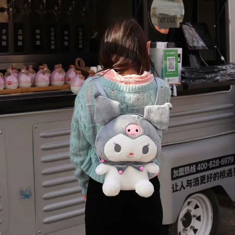 Sanrio Cinnamoroll Kuromi My Melody Plush Backpack - Plushy Mart