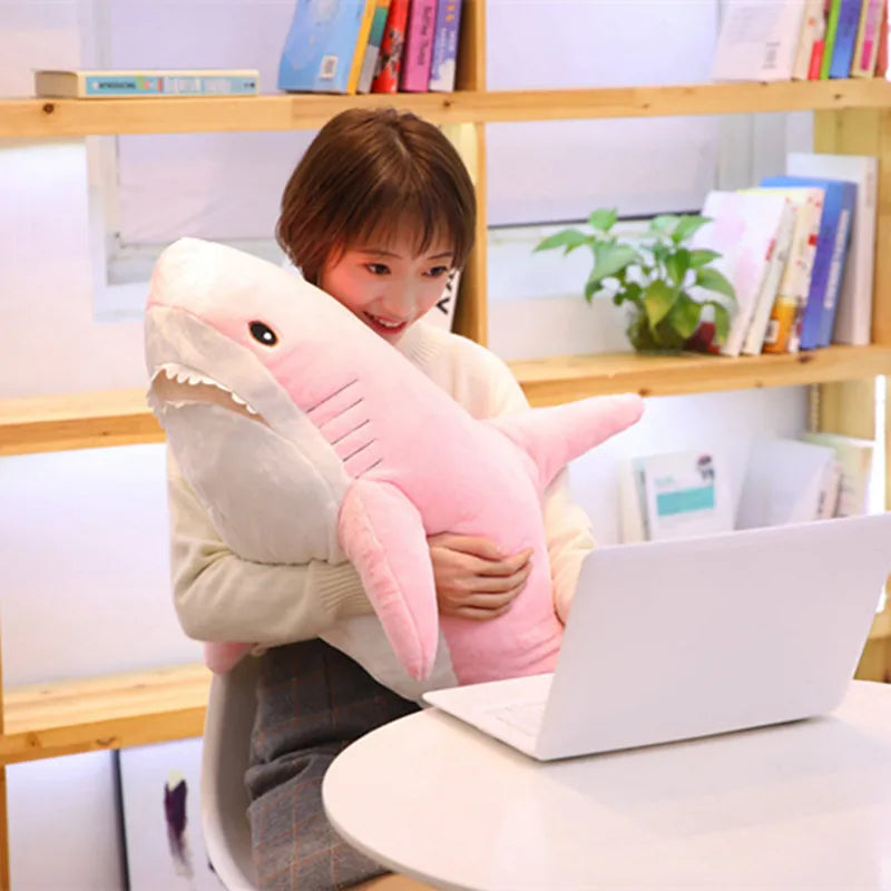 15-30cm Plush Shark Toy Soft Stuffed Speelgoed Animal Reading Pillow for Birthday Gifts Cushion Doll Gift For Children