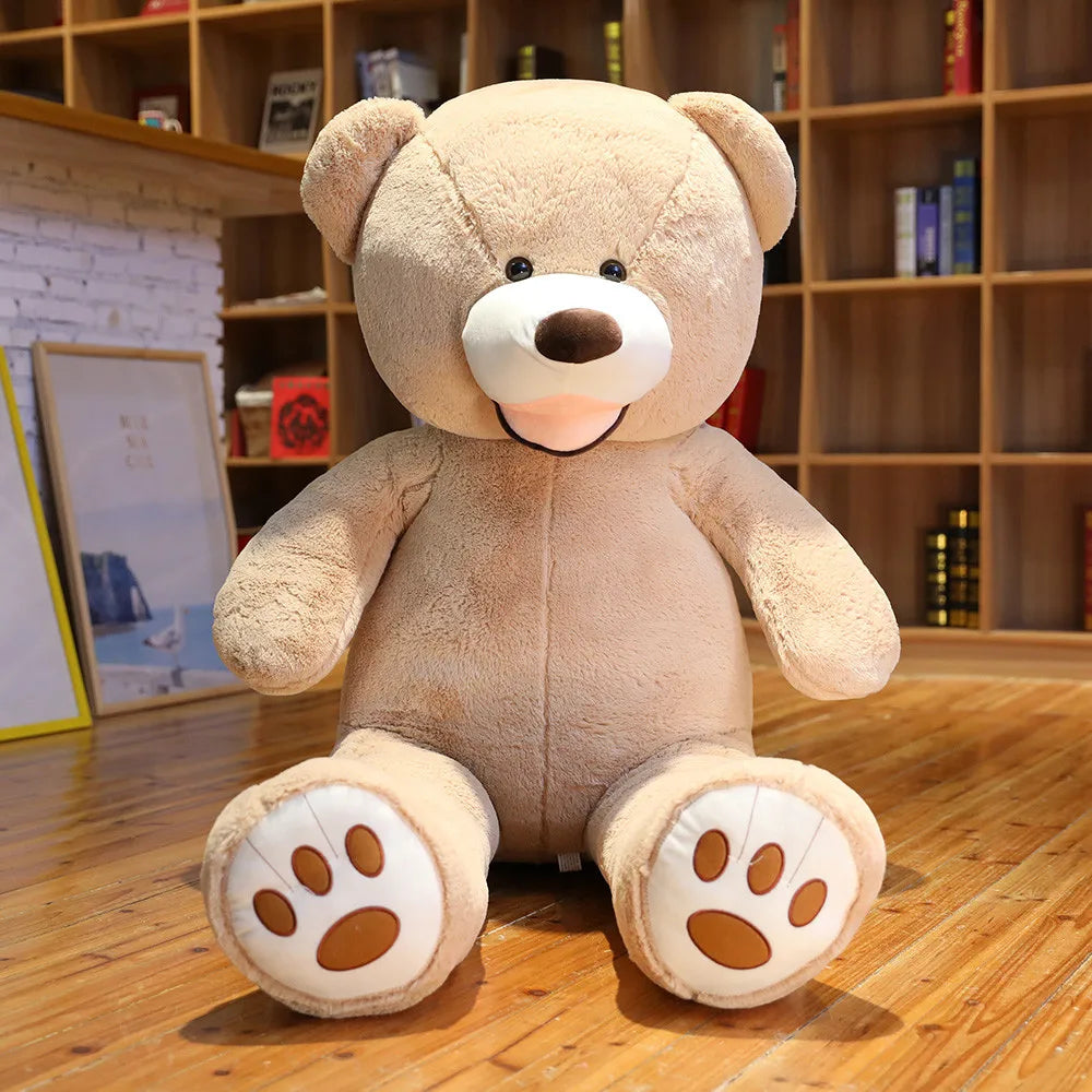 1pc 100cm The Giant Bear Plush Toy Stuffed Animal High Quality kids Toys Birthday Gift Valentine's Day Gifts for women