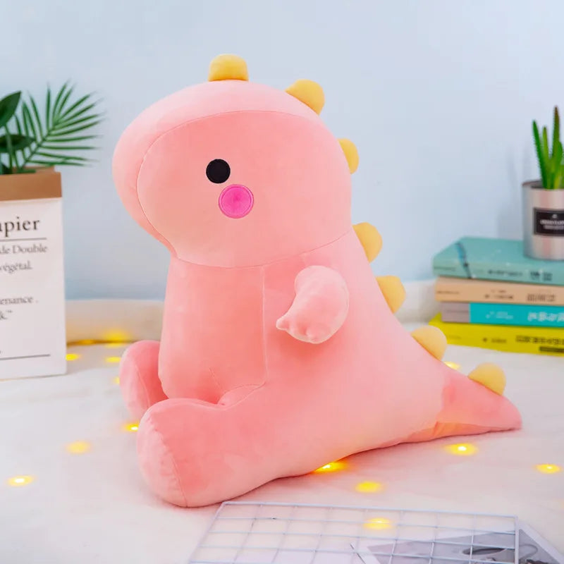 25-50cm Super Soft Lovely Dinosaur Plush Doll Cartoon Stuffed Animal Dino Toy for Kids Baby Hug Doll Sleep Pillow Home Decor