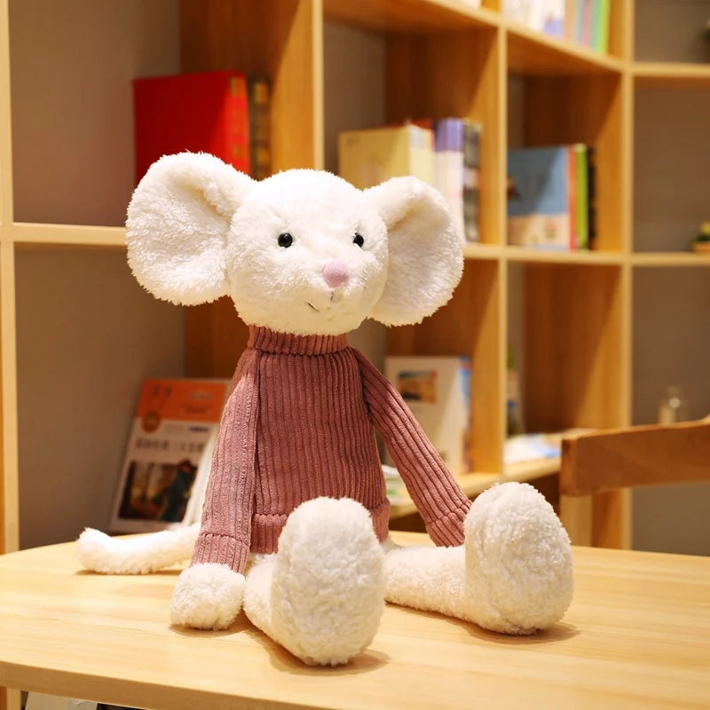 Cute Rabbit Elephant Mouse Dog Doll Baby Soft Plush Toys For Children Sleeping Mate Stuffed Plush Animal Baby Toys For Infants