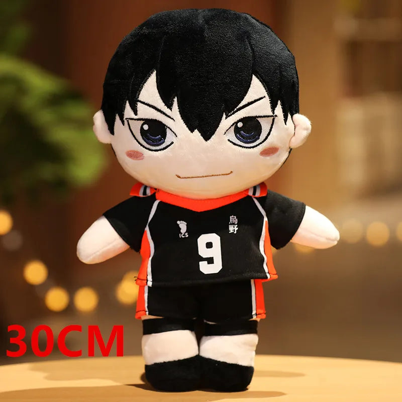 20/30CM Haikyuu Plush Toys Anime Volleyball Soft Stuffed Doll Haikyuu Hinata Shoyo Kageyama Tobio Figure Pillow Kids Boys Gifts