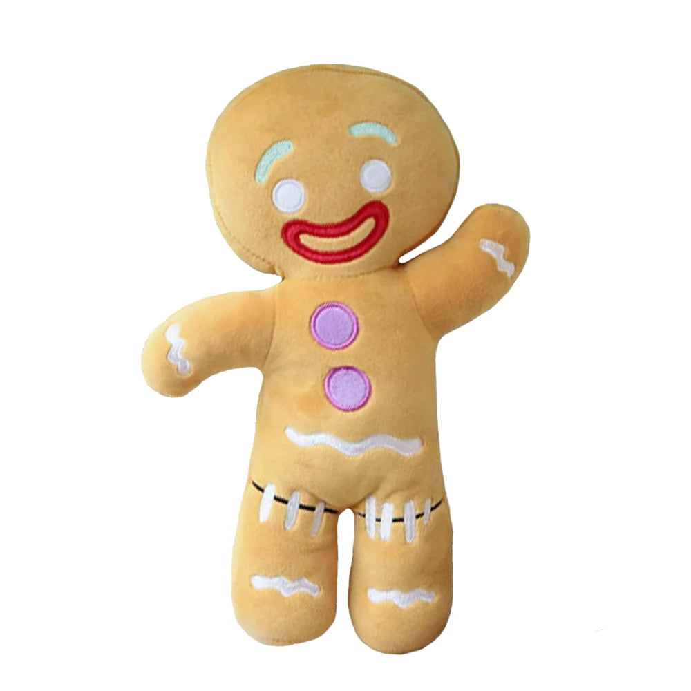 INS Gingerbread man plush biscuit Shrek toys cute sleeping pillow soft stuffed sofa doll house decoration