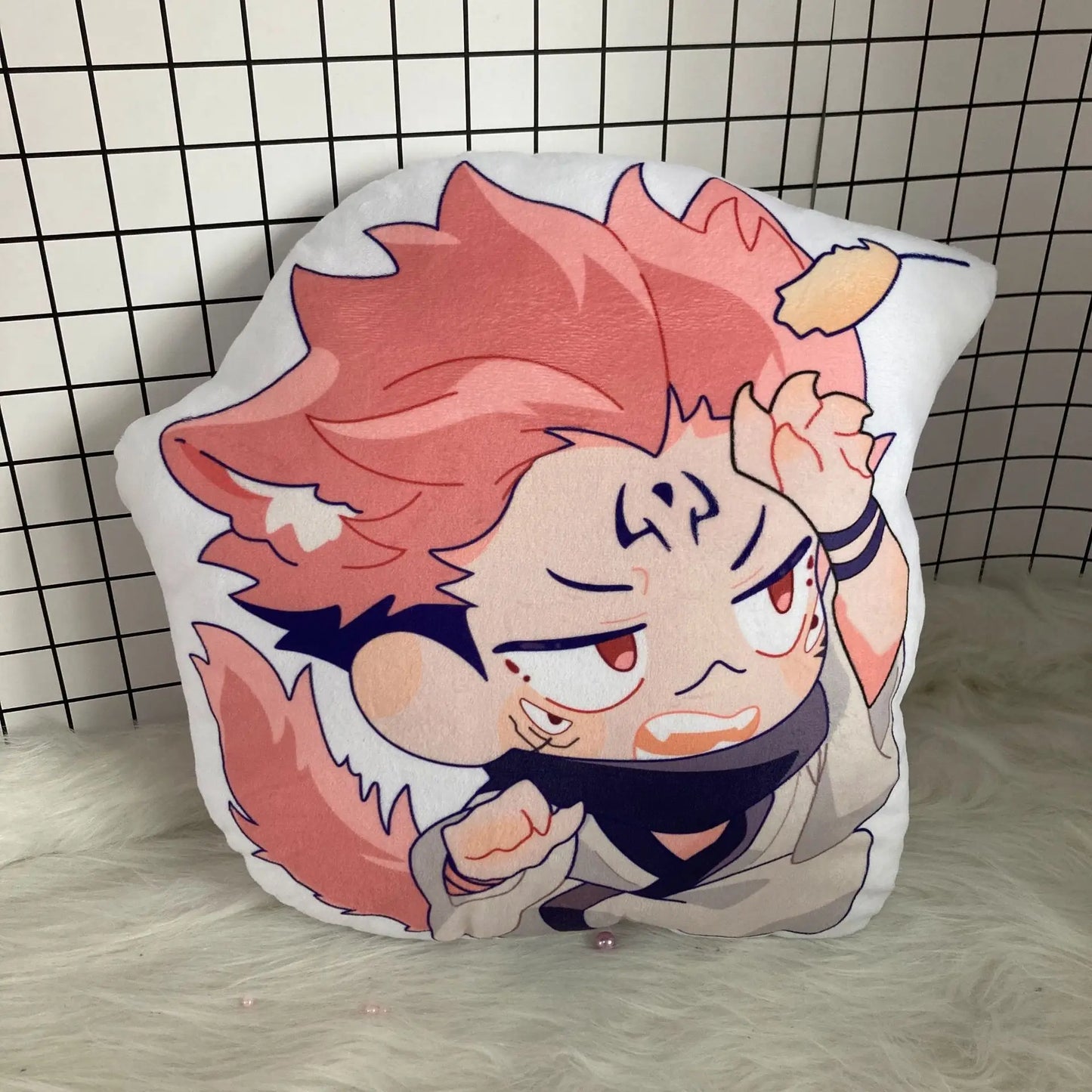 10/40cm Anime Jujutsu Kaisen Plush Pillow Doll Itadori Yuji Gojo Satoru Soft Stuffed Doll  Fushiguro Megumi Plush Doll Cushion