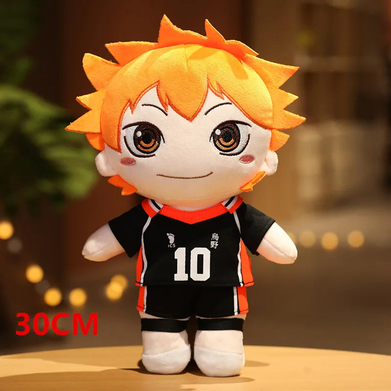 20/30CM Haikyuu Plush Toys Anime Volleyball Soft Stuffed Doll Haikyuu Hinata Shoyo Kageyama Tobio Figure Pillow Kids Boys Gifts