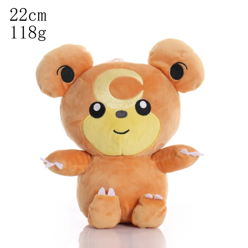 TAKARA TOMY  Anime Pokemoned Eve Pikachsus Piplup Charizard Wartortle Squirrel   Kawaii Plush Toys Dolls Gift For Children