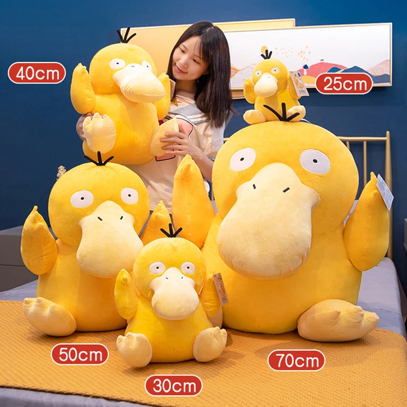 Big Size Psyduck Pokemoned Plush Toy Anime Duck Stuffed Doll Pillow Birthday Present Gift For Kids Children