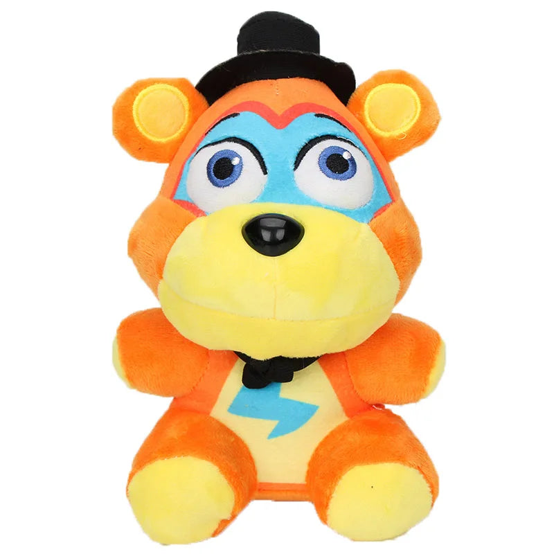 25CM Freddy Plush Foxy Chica Bonnie Springtrap Golden Freddy Fazbear plush soft Stuffed  Dolls kids toy