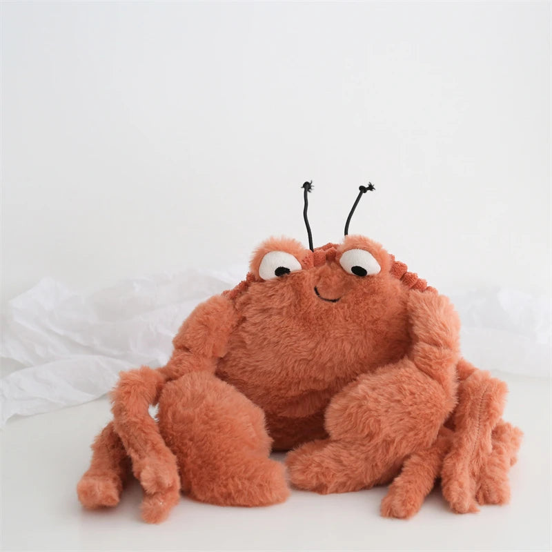 Sheldon Shrimp Plush Toys British Style Larry Crab Dolls Stuffed Animal Plushies Appease Toys For Baby Birthday Gifts For Kids